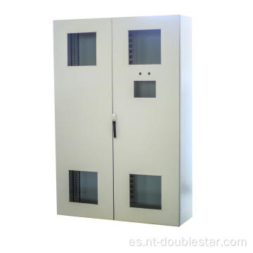 Caja de control desmontable de corte de doble puerta
